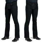 Moške hlače jeans WORNSTAR - Troubadour - črne - WSGP-TRUK-1