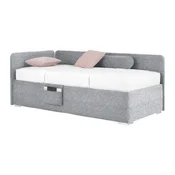 KREVET REMI 90/200 cm , tamnosiva