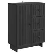 Kreveta s ladicama Crna 66 x 34,5 x 90 cm Konstruirano drvo
