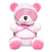 Master Series Brat Bondage Bear White-Pink