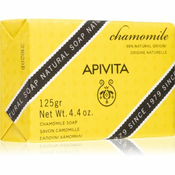 Apivita Natural Soap Chamomile cvrsti sapun za cišcenje 125 g