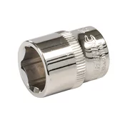 Silverline Ključ vtičnice 15 mm 3/8 HEX kratka srebrna črta