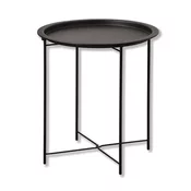 Pomocni sto okrugli crni 40cm KSP24661 Kesper