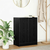 Komoda crni hrast 57x34x76 cm konstruirano drvo