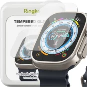 RINGKE Ringke Kaljeno Staklo Za Apple Watch Ultra 1 2 (49 Mm) Pakiranje Od 4 Komada, Zašticeno Od Ogrebotina