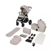 Lionelo - Kombiniran otroški voziček 2v1 LAYLA Beige Sand