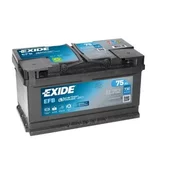 Exide EFB EL752 akumulator, 75 Ah, D+, 730 A(EN), 315 x 175 x 175 mm