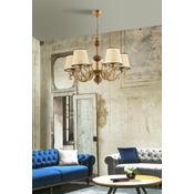 OPVIQ Luster Fiona Coral Wood Gold White Cream
