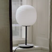New Works Lantern Majhna namizna svetilka, višina 40 cm - Dnevna soba/jedilnica - Dizajn - črna, bela - Steklo