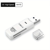 USB čitalec kartic 3.0 - bela