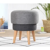 Atelier del Sofa Tabure 47cm Sivo