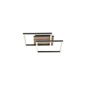 JUST LIGHT. 14053-79 - LED plafonsko svetlo AKUSTIKA LED/15W/230V hrast/crna