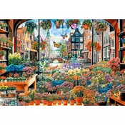 Grafika - Puzzle Cvetlična skrivnost Amsterdama - 1 000 kosov