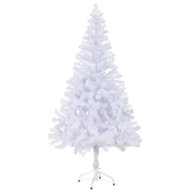 VIDAXL umetna novoletna jelka + plastični podstavek (150cm, 380 vejic)