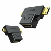 UGREEN 20144 ADAPTER MINI/MICRO HDMI TO HDMI (BLACK)