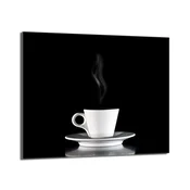 shumee Steklena zaščita za kuhalno ploščo 60x52 Coffee