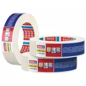 Tesa Maskirni trak, odstranljiv v 7 dneh, 50 m x 30 mm, rumen, 4348 Professional