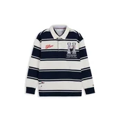 TOMMY HILFIGER Majica PEANUTS mornarska/češnjevo rdeča/bela