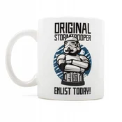 shumee Originalna skodelica Star Wars Stormtrooper, originalno darilo Enlist Today