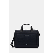 Torba Tommy Hilfiger mornarsko modra barva, AM0AM13987