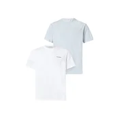Calvin Klein Majica svetlo modra / bela
