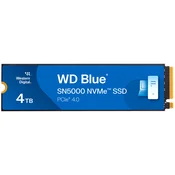 SSD WD Blue SN5000 NVMe (M.2 2280, 4TB, PCIe Gen4 16GT/s, up to 4 Lanes)