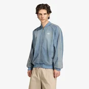 Jakna adidas SST Adicolor Denim Tracktop Worn Blue Denim L