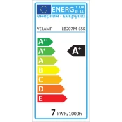 Velamp Žarnica z žarilno nitko OPAL 7W, E27, 6500K