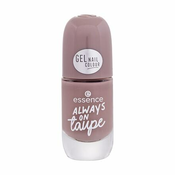 Essence Gel Nail Colour hitro sušeči in sijoči lak za nohte 8 ml odtenek 37 Always On Taupe