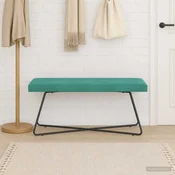 klop Turkizna 110 x 40 x 45 cm Žamet