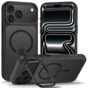 Tech-protect MagStand MagSafe CC ovitek za iPhone 17 Pro/18 Pro, črn