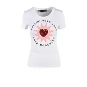 Love Moschino Ženska majica W4H1923E1951-A00, Bela