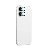 slomart Kaljeno steklo AMAZINGTHING AR Aluminium 2 Lens Glass z okvirjem za leče kamere za iPhone 16/16 Plus - zeleno