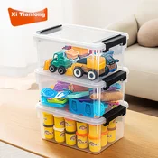 Xitianlong Set kutija za odlaganje, 7 L, 31.5x23x14cm, 3 komada, Providni