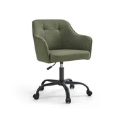 Songmics Pisarna stol 69x65x83-93 cm zelena