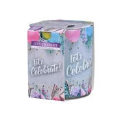 eoshop Sveča v kozarcu PRAZNUJTE dišeče 100g