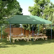 Vidaxl vidaXL Zložljiv pop-up zabavni šotor zelen 580x292x315 cm