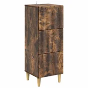 Vidaxl Predalna omara Dimljen hrast 33 x 34,5 x 90 cm Inženirski les