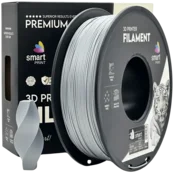 Smart Print 5x PLA Srebrna Filament 1.75 mm - Smart Print Biološko Razgradljiv PLA (1kg Kolut)