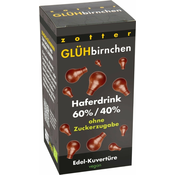 Zotter Schokoladen Bio Light Bulbs - 60 % kakav + 40 % ovseni napitek, vegan, alternativa sladkorju - 130 g