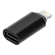 AVIZAR Adapter za polnjenje in sinhronizacijo, USB Type C Female to Apple Lightning - Black, (21123584)
