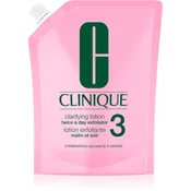 Clinique 3 Steps Clarifying Lotion 3 tonik za mastno in mešano kožo nadomestno polnilo 400 ml