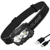 ATL LED naglavna svetilka z akumulatorjem