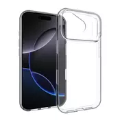 Silikonski ovitek za iPhone 17 Pro Max, Prozoren