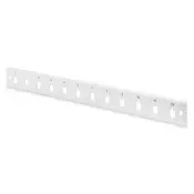 FO front plate for fiber optic panel (for DN-96200-QL) 12x LC duplex 1U, gray