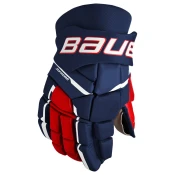 Hokejske rokavice Bauer Supreme M3 Navy/Red/White Senior 14 palcev