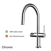 Pull-out Kitchen Faucet ELITE EDITION KSS1700 | Premium Line with LED Screen and Touchless Sensor - Chrome