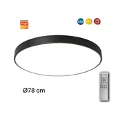 master LED LED stropna svetilka 142W 3CCT 78cm IP20 z daljincem+Tuya črna