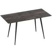 Homestar Raztegljiva jedilna miza 120x75x77 cm siva