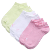 PUMA Sneaker Socks Youth (3-pack), Age, Pink/White, 35-38